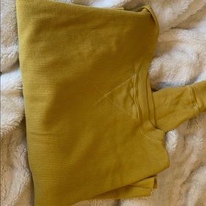 Mustard yellow long sleeve Brandy shirt